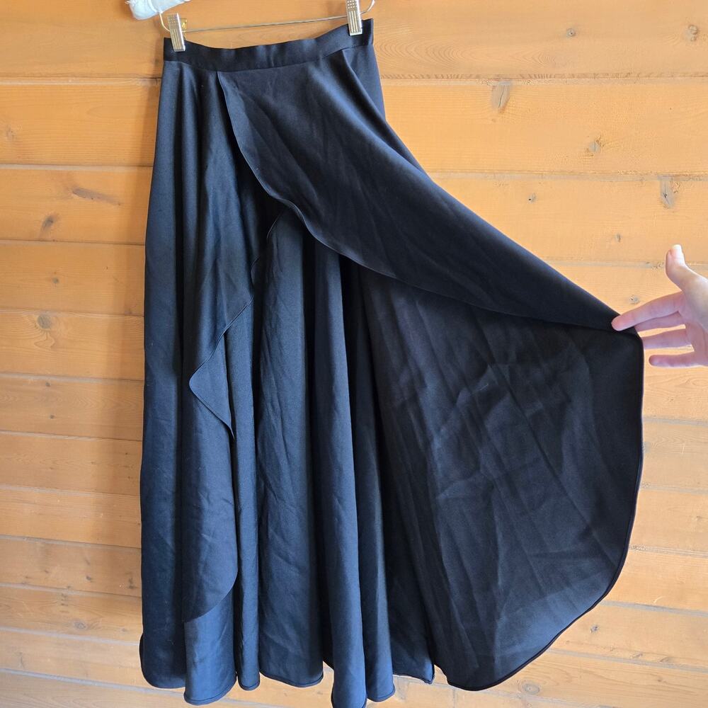 Jay Godfrey Gavin Overlay Skirt Maxi High Low Formal 0 Prom Wedding Homecoming - Picture 5 of 9